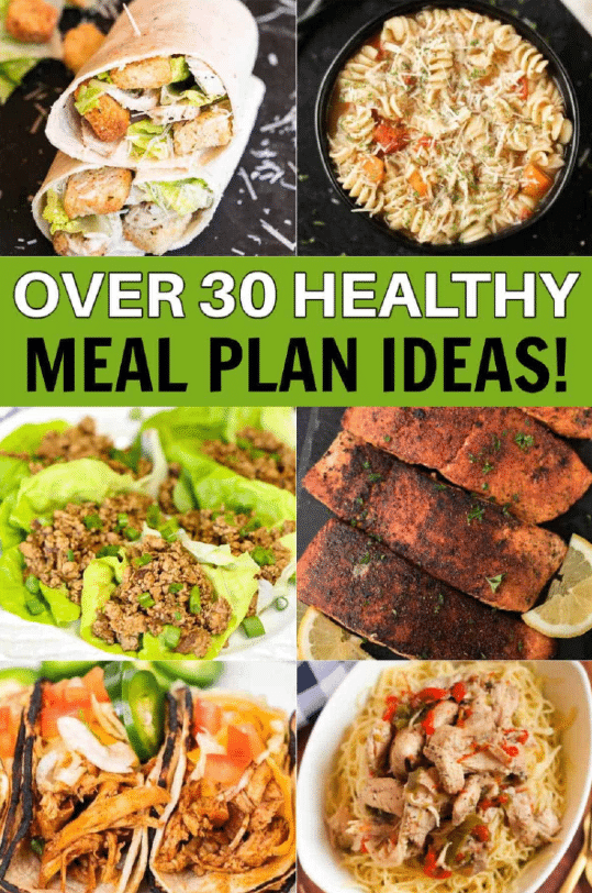 A colorful variety of meal-prepped healthy containers filled with lean protein, roasted vegetables, and brown rice on a kitchen counter.